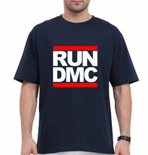 Load image into Gallery viewer, Run DMC Oversized T-Shirt for Men-Navy Blue-Ektarfa.online
