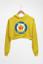 Load image into Gallery viewer, The Who Band Crop HOODIE FOR WOMEN-Mustard Yellow-Ektarfa.online
