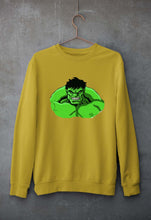 Load image into Gallery viewer, Hulk Superhero Unisex Sweatshirt for Men/Women-Mustard Yellow-Ektarfa.online
