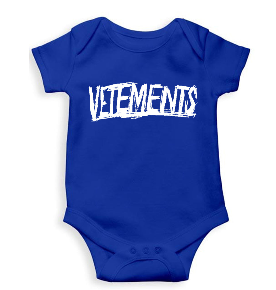 Vetements Kids Romper For Baby Boy/Girl-Royal Blue-Ektarfa.online