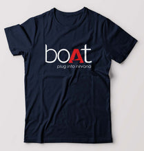 Load image into Gallery viewer, Boat T-Shirt for Men-Navy Blue-Ektarfa.online
