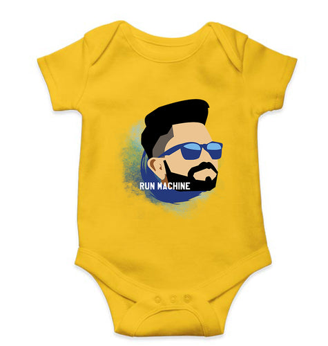 Virat Kohli Kids Romper For Baby Boy/Girl-Yellow-Ektarfa.online
