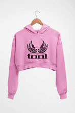 Load image into Gallery viewer, Tool Band Crop HOODIE FOR WOMEN-Light Baby Pink-Ektarfa.online
