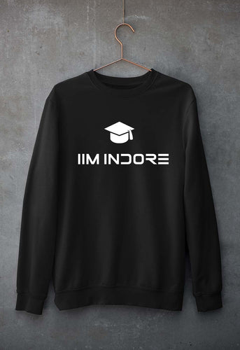 IIM I Indore Unisex Sweatshirt for Men/Women-Black-Ektarfa.online