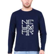 Load image into Gallery viewer, Neymar Full Sleeves T-Shirt for Men-Navy Blue-Ektarfa.online
