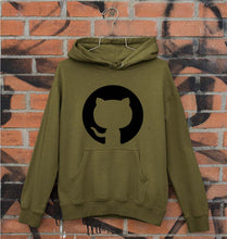 Load image into Gallery viewer, GitHub Unisex Hoodie for Men/Women-Olive Green-Ektarfa.online
