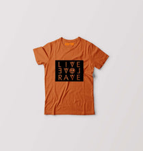Load image into Gallery viewer, LIVE LOVE RAVE Kids T-Shirt for Boy/Girl-Orange-Ektarfa.online
