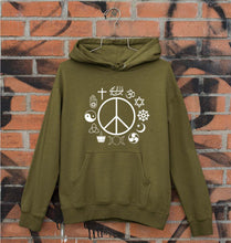 Load image into Gallery viewer, Religious Symbols Unisex Hoodie for Men/Women-Olive Green-Ektarfa.online
