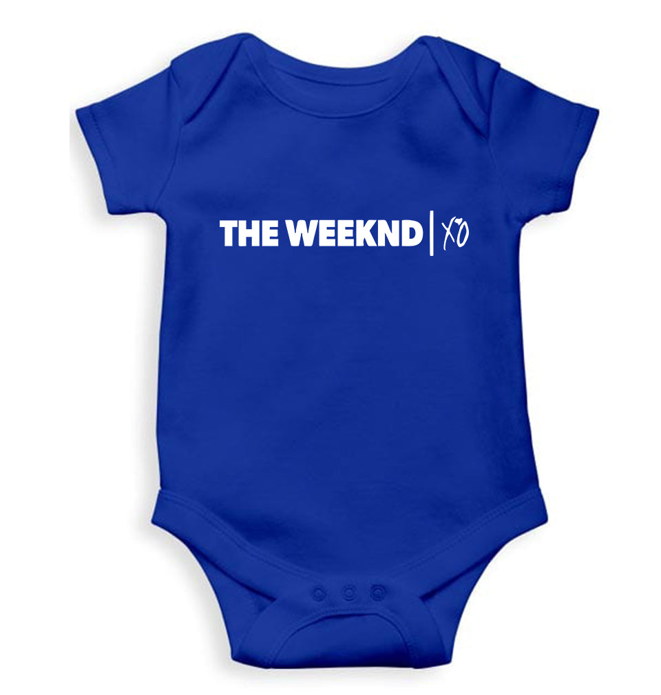 The Weeknd Kids Romper For Baby Boy/Girl-Royal Blue-Ektarfa.online