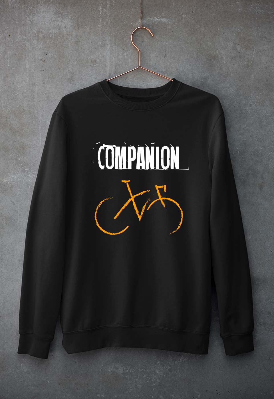 Cycling Companion Unisex Sweatshirt for Men/Women-Black-Ektarfa.online