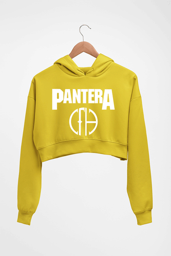 Pantera Crop HOODIE FOR WOMEN-Mustard yellow-Ektarfa.online