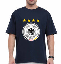 Load image into Gallery viewer, Germany Football Oversized T-Shirt for Men-Navy Blue-Ektarfa.online
