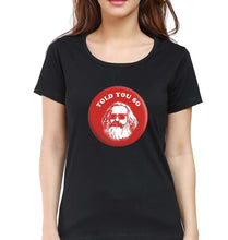 Load image into Gallery viewer, Karl Marx T-Shirt for Women-Black-Ektarfa.online
