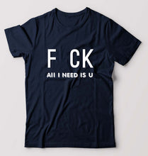 Load image into Gallery viewer, Naughty Offensive T-Shirt for Men-Navy Blue-Ektarfa.online
