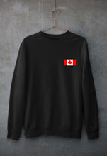 Load image into Gallery viewer, Canada Flag Unisex Sweatshirt for Men/Women-Black-Ektarfa.online
