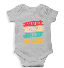 Load image into Gallery viewer, Fishing Kids Romper For Baby Boy/Girl-0-5 Months(18 Inches)-Grey-Ektarfa.online
