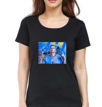 Load image into Gallery viewer, Erling Haaland T-Shirt for Women-Black-Ektarfa.online
