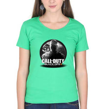 Load image into Gallery viewer, Call of Duty (COD) T-Shirt for Women-Flag Green-Ektarfa.online
