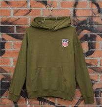 Load image into Gallery viewer, USA Football Unisex Hoodie for Men/Women-Olive Green-Ektarfa.online
