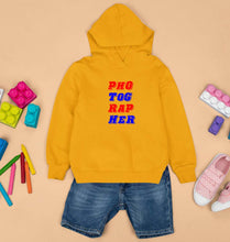 Load image into Gallery viewer, Photographer Kids Hoodie for Boy/Girl-0-1 Year(22 Inches)-Mustard Yellow-Ektarfa.online
