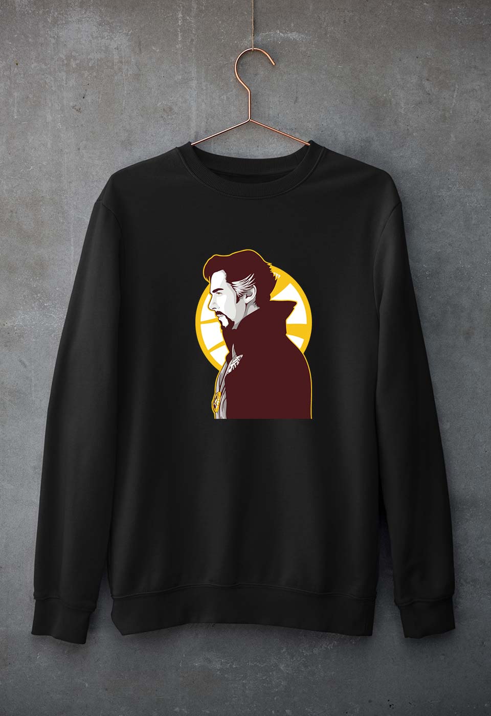Doctor Strange Superhero Unisex Sweatshirt for Men/Women-Black-Ektarfa.online