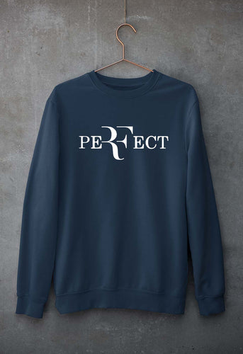 Roger Federer Perfect Unisex Sweatshirt for Men/Women-Navy Blue-Ektarfa.online