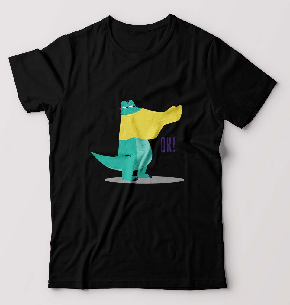 Crocodile T-Shirt for Men-Black-Ektarfa.online