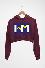 Load image into Gallery viewer, Hindustan Motors Limited Crop HOODIE FOR WOMEN-Maroon-Ektarfa.online
