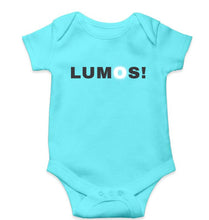 Load image into Gallery viewer, Harry Potter Lumos Kids Romper For Baby Boy/Girl-0-5 Months(18 Inches)-Sky Blue-Ektarfa.online
