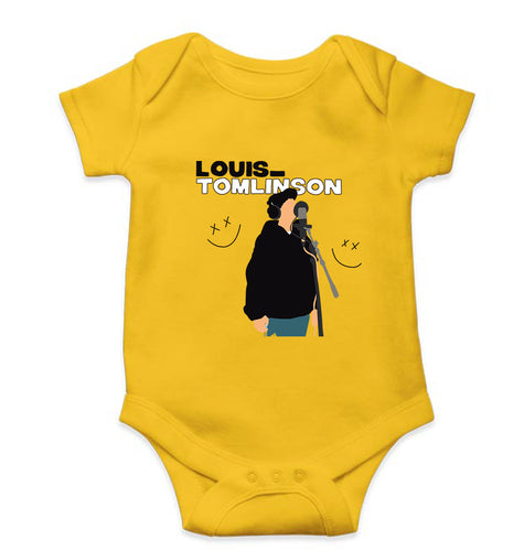 Louis Tomlinson Kids Romper For Baby Boy/Girl-Yellow-Ektarfa.online