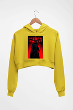 Load image into Gallery viewer, Batman Superhero Crop HOODIE FOR WOMEN-Mustard Yellow-Ektarfa.online
