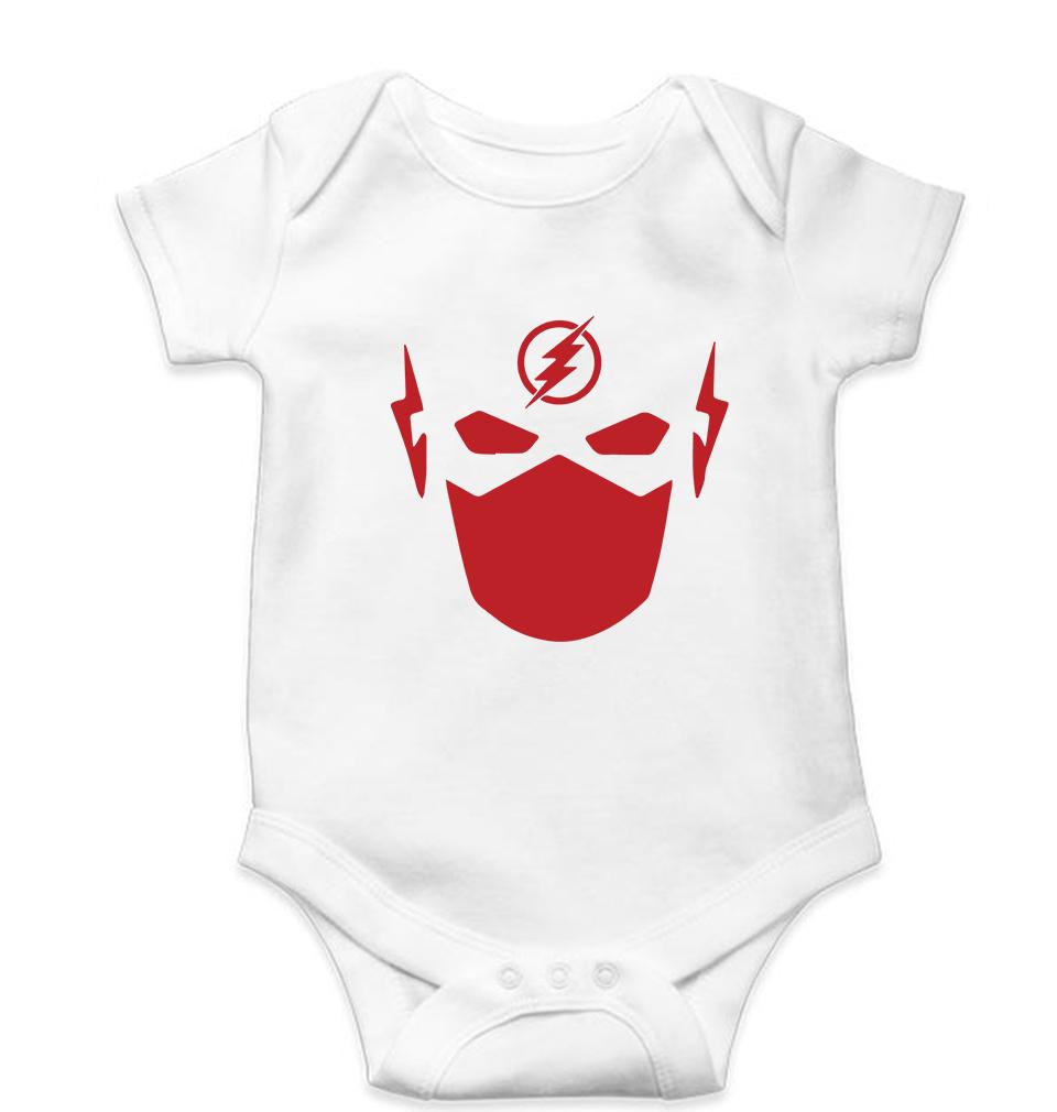 Flash Superhero Kids Romper For Baby Boy/Girl-White-Ektarfa.online