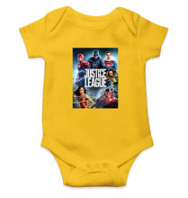 Load image into Gallery viewer, Justice League Kids Romper Kids Romper For Baby Boy/Girl-0-5 Months(18 Inches)-Yellow-Ektarfa.online
