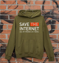 Load image into Gallery viewer, Internet Funny Unisex Hoodie for Men/Women-Olive Green-Ektarfa.online
