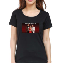Load image into Gallery viewer, Red Notice T-Shirt for Women-Black-Ektarfa.online
