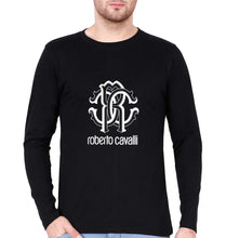 Load image into Gallery viewer, Roberto Cavalli Full Sleeves T-Shirt for Men-Black-Ektarfa.online
