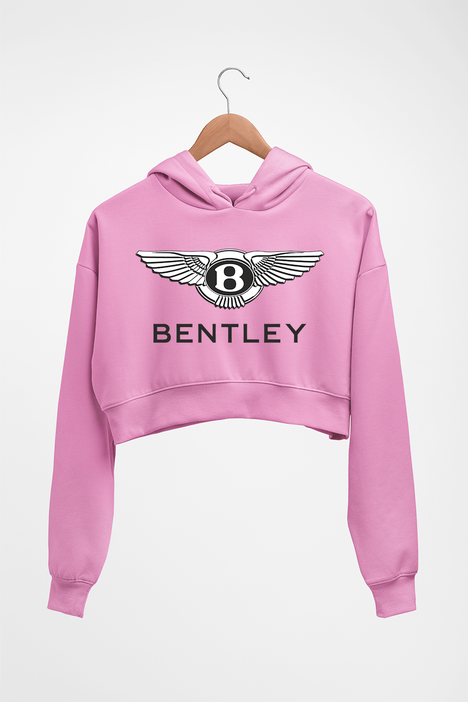 Bentley Crop HOODIE FOR WOMEN-Light Baby Pink-Ektarfa.online