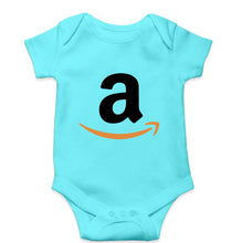 Load image into Gallery viewer, Amazon Kids Romper For Baby Boy/Girl-0-5 Months(18 Inches)-Skyblue-Ektarfa.online
