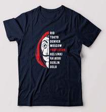 Load image into Gallery viewer, Money Heist T-Shirt for Men-Navy Blue-Ektarfa.online
