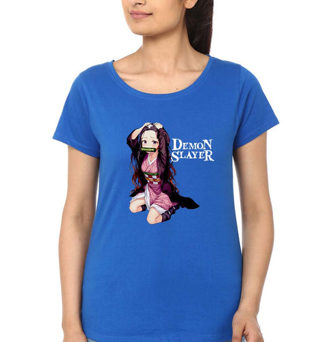 Demon Slayer T-Shirt for Women-Royal Blue-Ektarfa.online