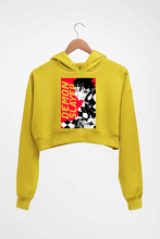 Load image into Gallery viewer, Demon Slayer Crop HOODIE FOR WOMEN-Mustard Yellow-Ektarfa.online
