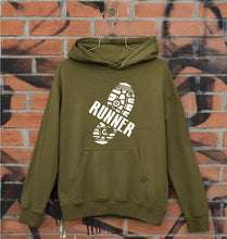Load image into Gallery viewer, Runner RunningUnisex Hoodie for Men/Women-Olive Green-Ektarfa.online
