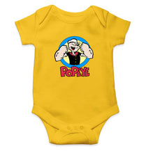 Load image into Gallery viewer, POPEYE Kids Romper For Baby Boy/Girl-0-5 Months(18 Inches)-Yellow-Ektarfa.online
