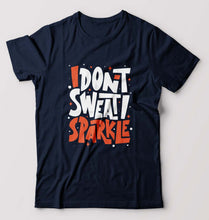 Load image into Gallery viewer, Gym Sweat T-Shirt for Men-Navy Blue-Ektarfa.online
