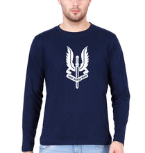 Load image into Gallery viewer, Who Dares Wins Balidaan Army Full Sleeves T-Shirt for Men-Navy Blue-Ektarfa.online
