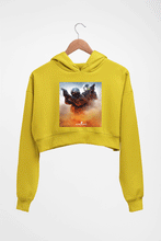 Load image into Gallery viewer, Counter-Strike Global Offensive (CS GO) Crop HOODIE FOR WOMEN-Mustard Yellow-Ektarfa.online
