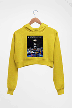 Load image into Gallery viewer, 2001 A Space Odyssey Crop HOODIE FOR WOMEN-Mustard Yellow-Ektarfa.online
