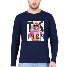 Load image into Gallery viewer, Taylor Swift Full Sleeves T-Shirt for Men-Navy Blue-Ektarfa.online
