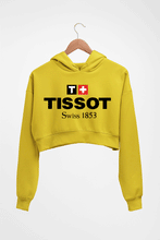 Load image into Gallery viewer, Tissot Crop HOODIE FOR WOMEN-Mustard Yellow-Ektarfa.online
