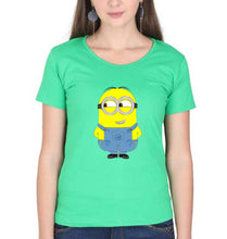 Load image into Gallery viewer, Minion T-Shirt for Women-Flag Green-Ektarfa.online
